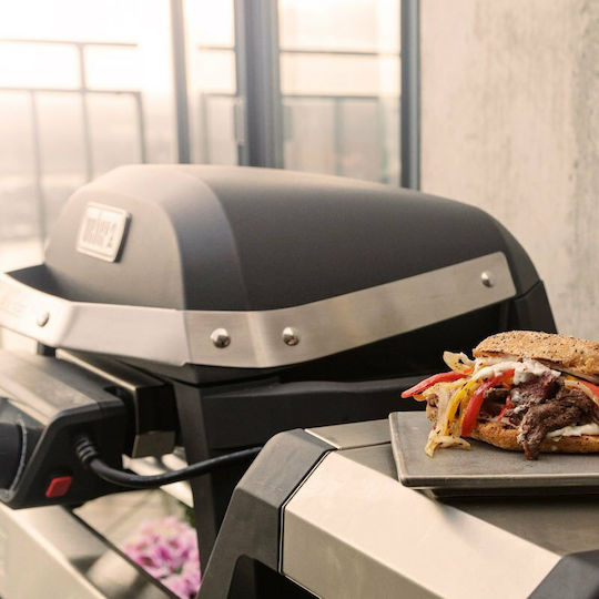 Weber Pulse Tabletop Electric Grill Grill 1800W with Lid and Adjustable Thermostat 41cmx31cmcm