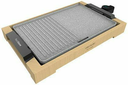 Cecotec Tasty & Gril Mixstone Tabletop Electric Grill Smooth and Ribbed Plate 2000W with Adjustable Thermostat 37.5cmx24.5cmcm