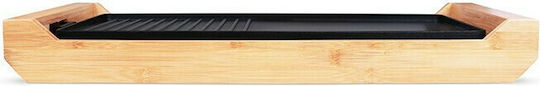 Life Teppanyaki Grilling Plate with Adjustable Thermostat 1800W 43x23cm.