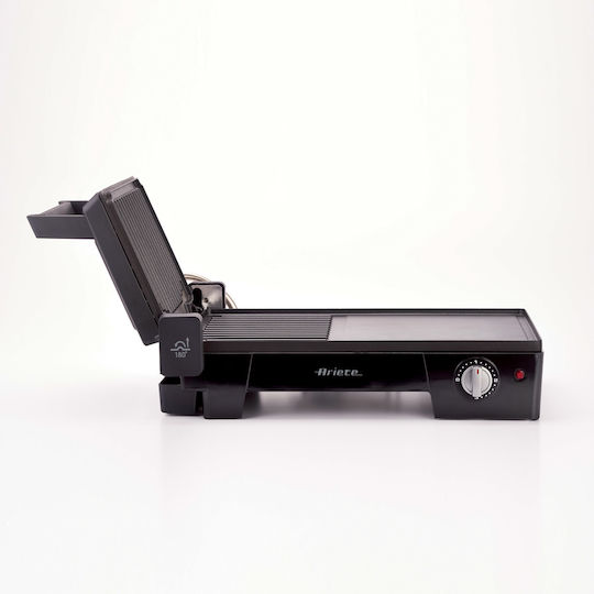 Ariete Tabletop Electric Grill Smooth Plate 2400W with Adjustable Thermostat 43cmx30cmcm