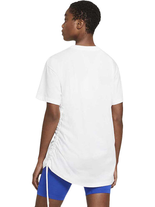 Nike Essential Mini Κοντομάνικο Αθλητικό Φόρεμα Μακό Λευκό