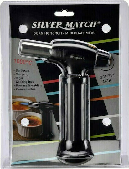 Silver Match Кухненска горелка с основа Черен