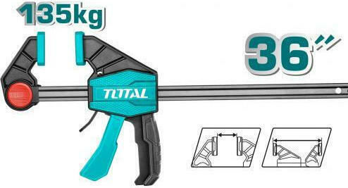 Total THT1346803 Clamp Automatic Trigger Maximum Opening 900mm Maragon