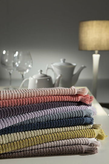 Guy Laroche Tissus Towel from 100% Cotton in Purple Color 40x60cm 2pcs