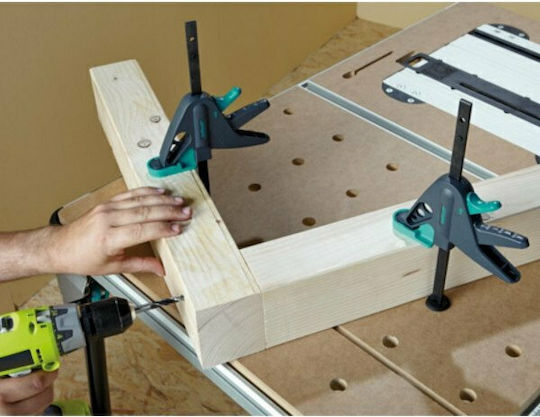 Wolfcraft 3036000 Σφιγκτήρας Σκανδάλης με Μέγιστο Άνοιγμα 120mm
