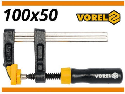 Vorel 37100 Clamp Type "F" Maximum Opening 100mm