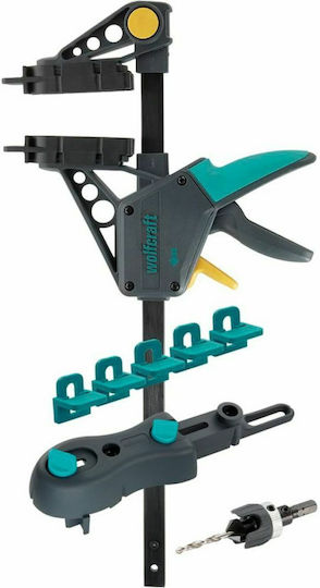 Wolfcraft 6988000 405183 Σετ Σφιγκτήρες Τύπου "F" με Μέγιστο Άνοιγμα 42mm