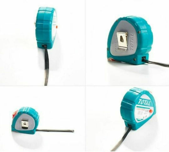 Total Tape Measure with Auto-Rewind 25mm x 10m