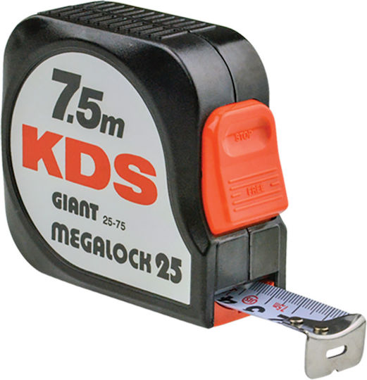 KDS Giant Megalock Tape Measure with Auto-Rewind 25mm x 5.5m
