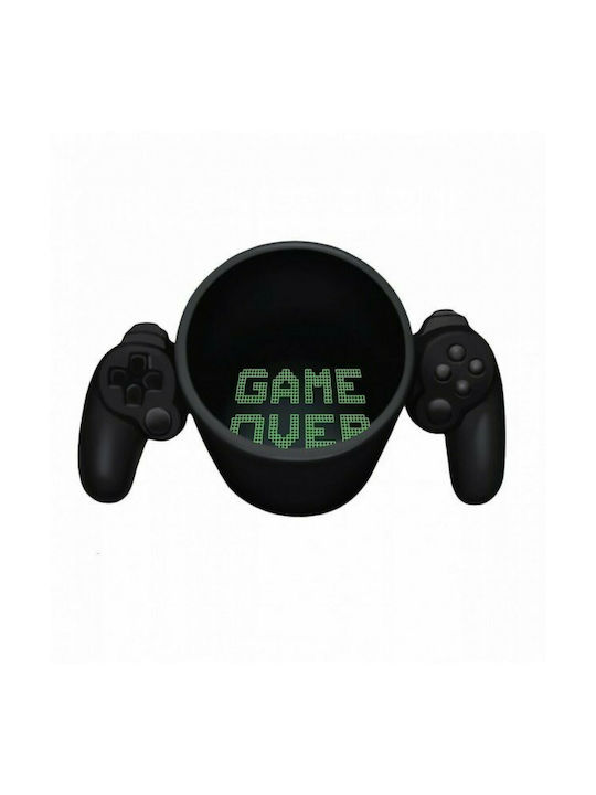 I-Total Game Over Cană Ceramică Neagră 350ml