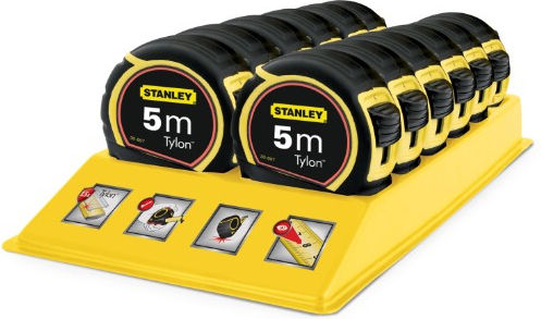 Stanley Tylon Tape Measure with Auto-Rewind 19mm x 5m