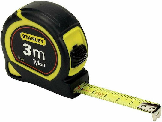 Stanley Tylon Tape Measure with Auto-Rewind 12.7mm x 3m