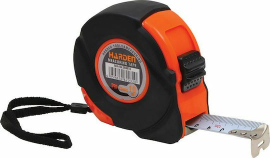 Harden Μετροταινία με Αυτόματη Επαναφορά και Μαγνήτη 25mm x 10m