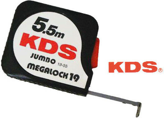 KDS Jumbo Megalock X Tape Measure with Auto-Rewind 19mm x 3.5m