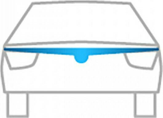 Heko Windbreaker Front Car Dark Fime for Hyundai Santa Fe 1pcs