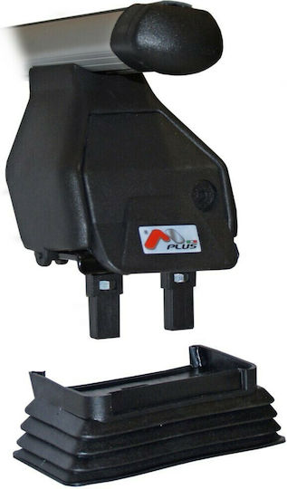 Menabo 130cm. for Cars with Factory Bars (with Roof Rack Legs) Black