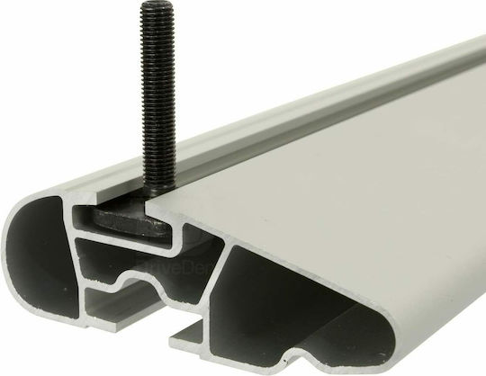 Farad Μπάρες Οροφής Μεταλλικές SM 057 για Mitsubishi Outlander 2008-2013 (Σετ με πόδια και κλειδαριά) Μαύρες