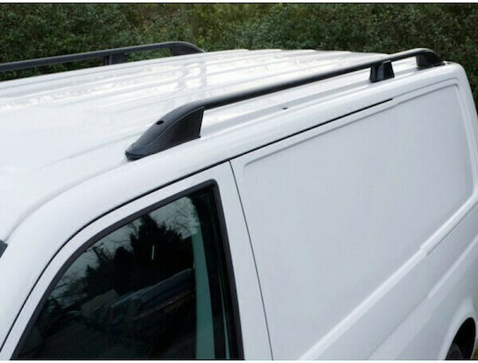 Omtec Aluminum Car Roof Bars for Citroen Jumpy 06-16 Set with Roof Rack Legs Silver