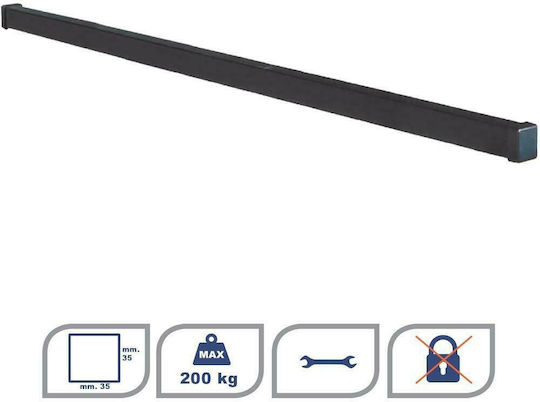 K39 Bare de Acoperiș Metalice pentru Citroen Jumper 2006 2014 fără Picioare Negre