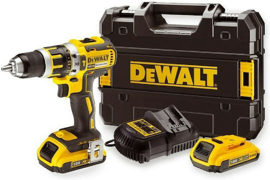 DEWALT DCD795D2 Ударен Двигател За Бормашина На Батерия Безчетков 18V 2x2Ah