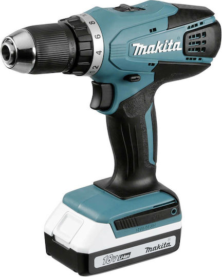 Makita DF457DWE Δραπανοκατσάβιδο Μπαταρίας 18V 2x1.5Ah