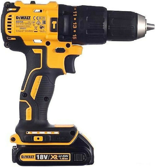 DEWALT DCD778S2T Schlagbohrschrauber Batteriebetrieb Brushless 18V 2x1,5Ah