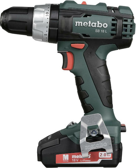 Metabo SB 18 L Set Percussive Drill Driver Battery 18V 2x2Ah 602317870