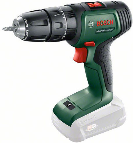 Bosch UniversalImpact 18 Κρουστικό Δραπανοκατσάβιδο Μπαταρίας 18V 2x1.5Ah