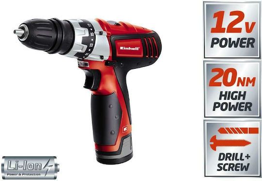 Einhell TC-CD 12 Li Δραπανοκατσάβιδο Μπαταρίας 12V 1x1.5Ah