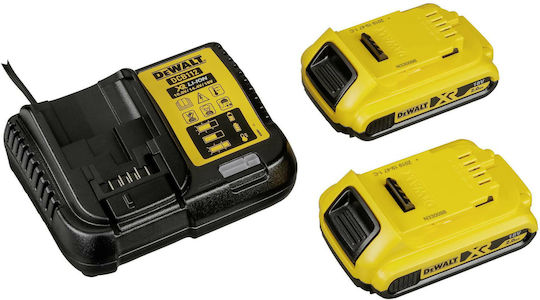 DEWALT DCD709D2T Κρουστικό Δραπανοκατσάβιδο Μπαταρίας Brushless 18V 2x2Ah