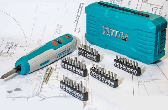 Total TSDLI0403 Akkuschrauber Batterien 4V 1x1,3Ah