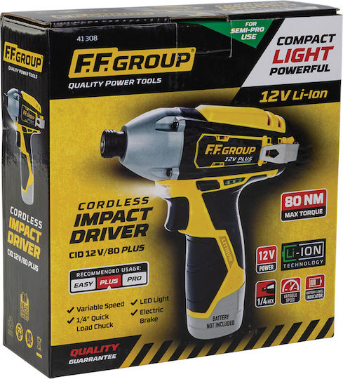 FFG CID 12V/80 Plus Battery Impact Screwdriver Solo 12V