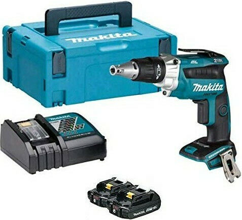 Makita DFS452RAJ Κατσαβίδι Γυψοσανίδας Μπαταρίας Brushless 18V 2x2Ah