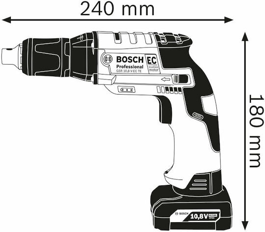 Bosch GTB 12V-11 Battery Drywall Screwdriver Solo Brushless 12V