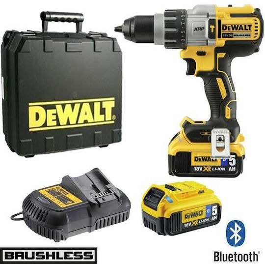 Dewalt Percussive Drill Driver Battery Brushless 18V 2x5Ah