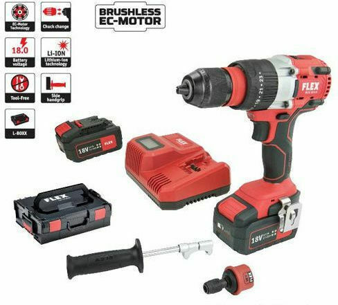 Flex PD 2G 18.0-EC Schlagbohrschrauber Batteriebetrieb Brushless 18V 2x5Ah