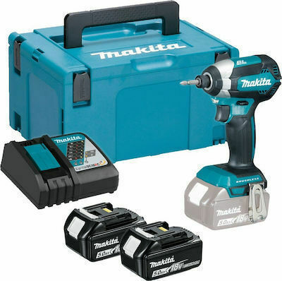 Makita DTD153RTJ Brushless Battery Impact Screwdriver 18V 2x5Ah