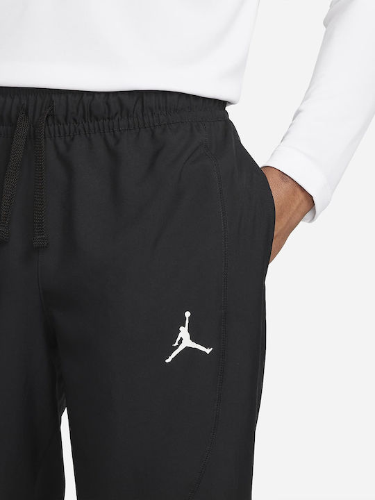 Football Sweatpants Dri-Fit Glossy with Elastic Black