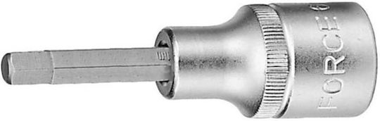 Force Allen Long 1/2'' Socket Long Walnut with Allen Head and Socket 1/2'' H10x100mm