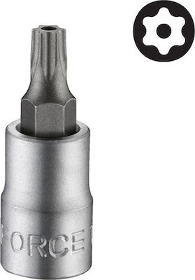 Force Bit-Stecknuss mit Torx-Bit und Antriebsvierkant 1/4'' Größe T25x32mm 1Stück