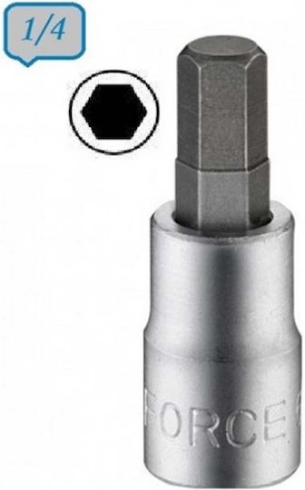 Force Socket 1/4" Allen Walnut with Allen Head and Socket 1/4'' H5x32mm