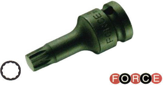 Force Allen Πολύσφηνο Αέρος 1/2'' Socket Walnut Pneumatic with Spline Head and Socket 1/2'' M18x78mm
