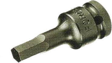 Force Bit-Stecknuss Pneumatisch mit Inbusschlüssel-Bit und Antriebsvierkant 1/2'' Größe H8x60mm 1Stück