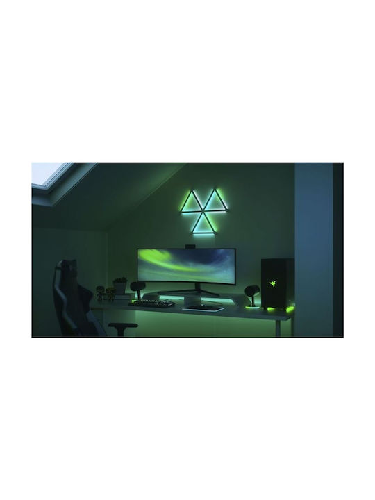 Nanoleaf Smart Neon Διακοσμητικό Φωτιστικό Lines Starter Kit LED RGB 9τμχ 27.8εκ.