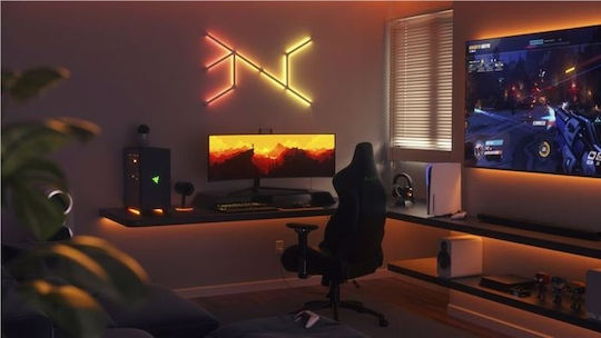 Nanoleaf Smart Neon Διακοσμητικό Φωτιστικό Lines Starter Kit LED RGB 9τμχ 27.8εκ.