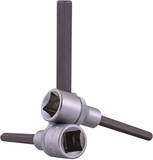 Force Allen socket 1/2'' Long Walnut with Allen Head and Socket 1/2'' H5x100mm