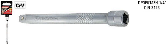 Benman Προέκταση Καστάνιας με Καρέ 1/4" και Μήκος 100mm