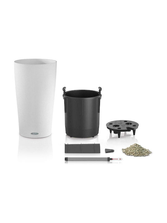 Lechuza Cilindro Self-watering Pot Plastic 23x23x41cm.