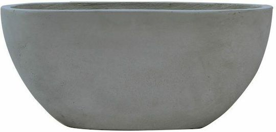 Woodwell Pot Concrete Cement Grey 76x34x32cm.