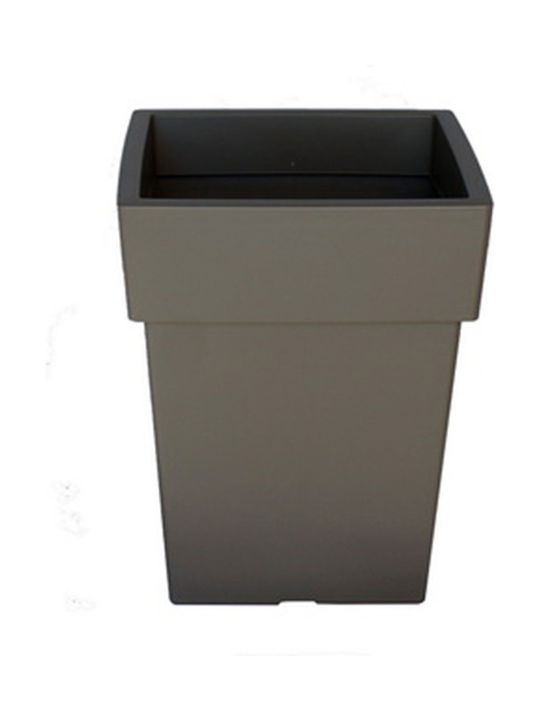 Viomes Linea 570 Flower Pot 15x18cm in Black Color